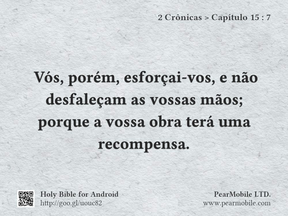 2 Crônicas, Capítulo 15:7